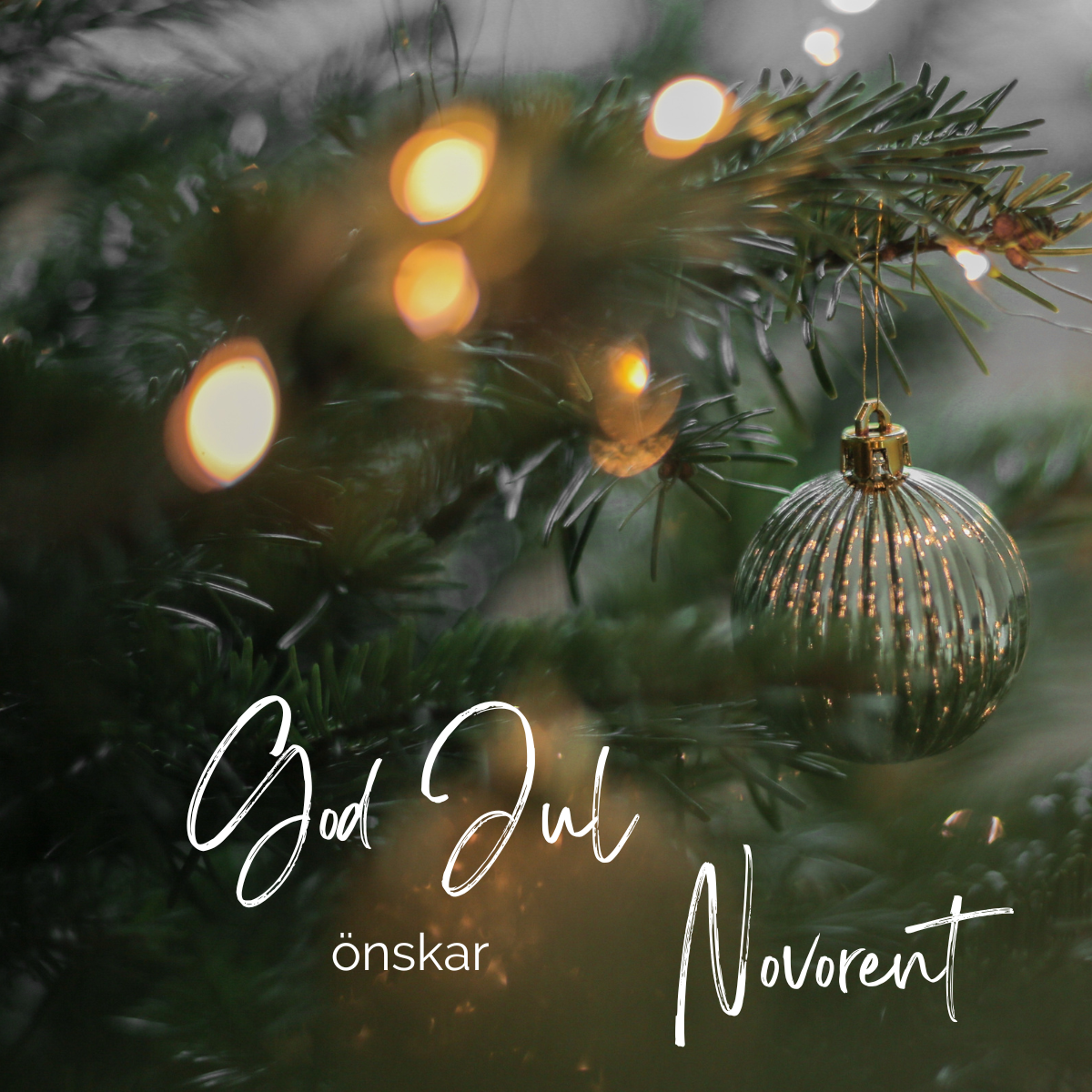 God Jul önskar Novorent